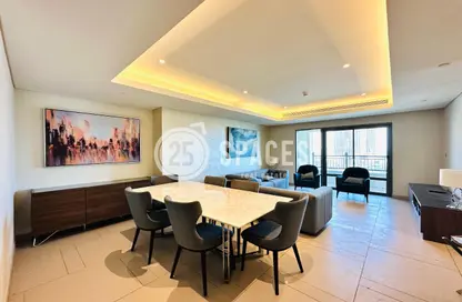 Apartment - 3 Bedrooms - 4 Bathrooms for rent in Abraj Bay - Abraj Quartiers - The Pearl Island - Doha