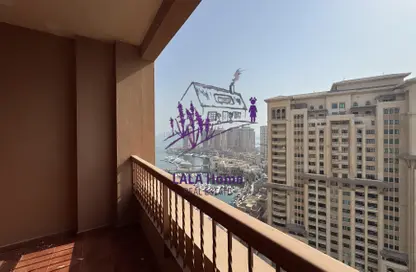 Apartment - 2 Bedrooms - 3 Bathrooms for rent in East Porto Drive - Porto Arabia - The Pearl Island - Doha