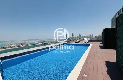 Apartment - 2 Bedrooms - 4 Bathrooms for rent in Marina Tower 02 - Marina District - Lusail