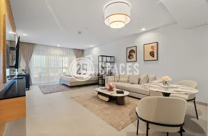 Apartment - Studio - 1 Bathroom for rent in Al Mutahidah Tower - Viva Bahriyah - The Pearl Island - Doha