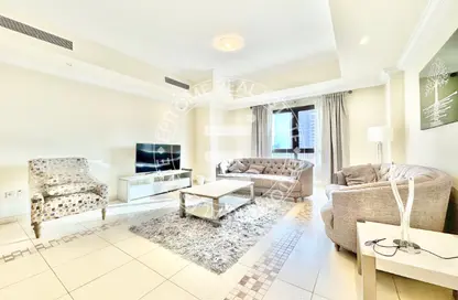 Apartment - 1 Bedroom - 2 Bathrooms for rent in Tower 28 - Porto Arabia - The Pearl Island - Doha