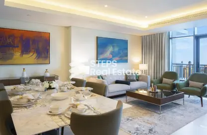 Apartment - 2 Bedrooms - 3 Bathrooms for rent in Chateau - Qanat Quartier - The Pearl Island - Doha