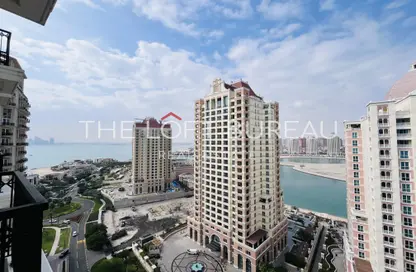 شقة - غرفة نوم - 2 حمامات للايجار في حدائق فلورستا - حدائق فلورستا - جزيرة اللؤلؤة - الدوحة