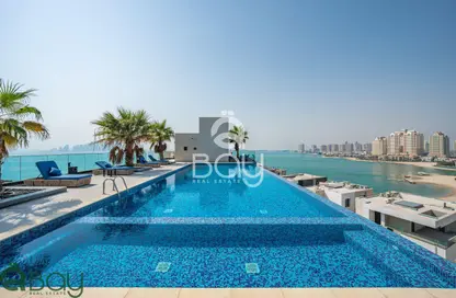 شقة - غرفة نوم - 2 حمامات للايجار في فيفا غرب - فيفا بحرية - جزيرة اللؤلؤة - الدوحة