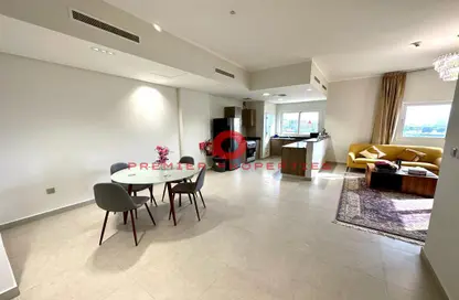 Living / Dining Room image for: Apartment - 3 Bedrooms - 5 Bathrooms for sale in Lusail City - Lusail, Image 1
