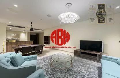 Apartment - 2 Bedrooms - 3 Bathrooms for rent in Marina Tower 23 - Marina District - Lusail