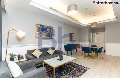 Living / Dining Room image for: Apartment - 1 Bedroom - 2 Bathrooms for rent in Bin Al Sheikh Towers - Al Mirqab Al Jadeed - Doha, Image 1