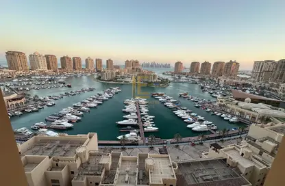 Apartment - Studio - 1 Bathroom for rent in West Porto Drive - Porto Arabia - The Pearl Island - Doha