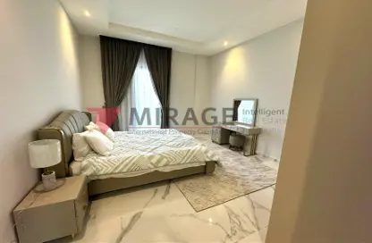 Room / Bedroom image for: Apartment - 1 Bedroom - 2 Bathrooms for rent in Fox Hills - Fox Hills - Lusail, Image 1