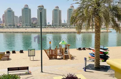 Apartment - Studio - 1 Bathroom for rent in Viva West - Viva Bahriyah - The Pearl Island - Doha