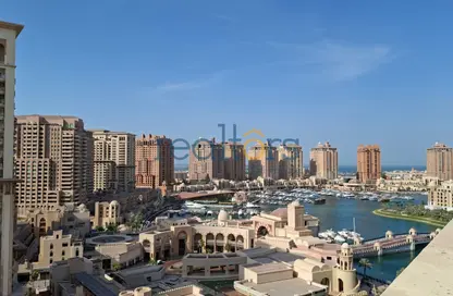 Apartment - 1 Bedroom - 2 Bathrooms for sale in Tower 5 - Porto Arabia - The Pearl Island - Doha