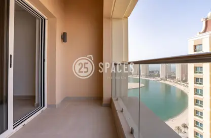 Balcony image for: Apartment - 1 Bathroom for sale in Viva East - Viva Bahriyah - The Pearl Island - Doha, Image 1