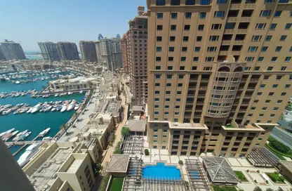 Apartment - 1 Bedroom - 2 Bathrooms for rent in West Porto Drive - Porto Arabia - The Pearl Island - Doha Apartment - 1 Bedroom - 2 Bathrooms for rent in West Porto Drive - Porto Arabia - The Pearl Island - Doha