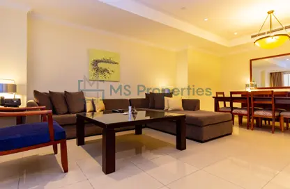 Apartment - 2 Bedrooms - 3 Bathrooms for rent in East Porto Drive - Porto Arabia - The Pearl Island - Doha