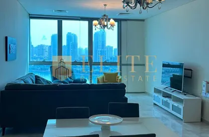 شقة - 2 غرف نوم - 3 حمامات للايجار في برج زجزاج  ب - أبراج زجزاج - الخليج الغربي - الدوحة