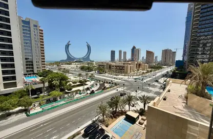 شقة - غرفة نوم - 2 حمامات للايجار في برج داماك مارينا - منطقة المارينا - الوسيل