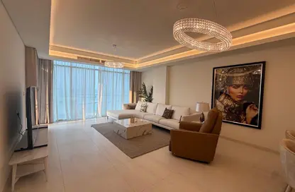 شقة - غرفة نوم - 1 حمام للايجار في كريستال ريزيدنس - جزيرة جيوان - جزيرة اللؤلؤة - الدوحة