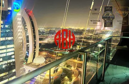 Apartment - 1 Bedroom - 2 Bathrooms for rent in Lusail Marina Heights - Marina District - Lusail Apartment - 1 Bedroom - 2 Bathrooms for rent in Lusail Marina Heights - Marina District - Lusail