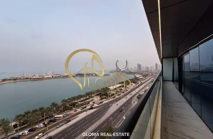 Apartment - 2 Bedrooms - 3 Bathrooms for rent in Lusail Marina Heights - Marina District - Lusail