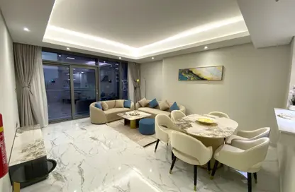 شقة - غرفة نوم - 2 حمامات للايجار في لوسيل ريسيدينس - منطقة المارينا - الوسيل