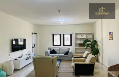 Living Room image for: Apartment - 3 Bedrooms - 3 Bathrooms for rent in Rome - Fox Hills - Fox Hills - Lusail, Image 1