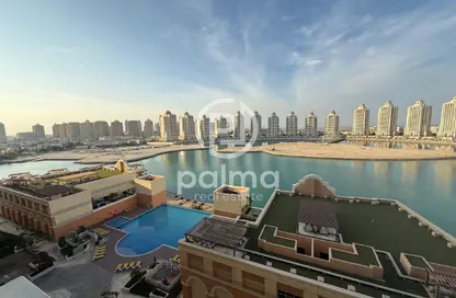 Apartment - 1 Bedroom - 2 Bathrooms for rent in Viva West - Viva Bahriyah - The Pearl Island - Doha