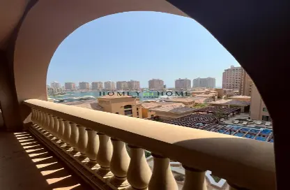 Balcony image for: Apartment - 1 Bedroom - 2 Bathrooms for sale in Porto Arabia - The Pearl Island - Doha, Image 1
