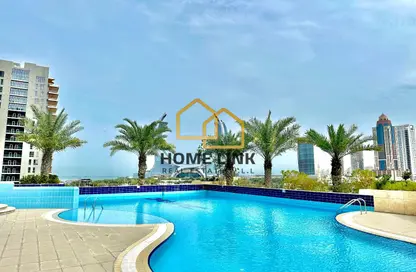Apartment - 2 Bedrooms - 3 Bathrooms for rent in Marina Tower 02 - Marina District - Lusail