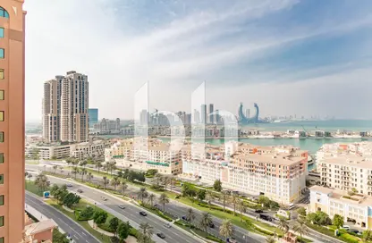 شقة - غرفة نوم - 2 حمامات للايجار في طريق بورتو الغربي - بورتو أرابيا - جزيرة اللؤلؤة - الدوحة