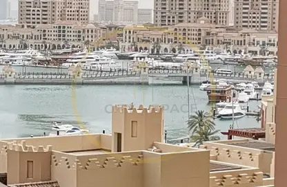 Apartment - 1 Bedroom - 2 Bathrooms for rent in Tower 13 - Porto Arabia - The Pearl Island - Doha