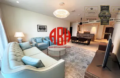 شقة - 2 غرف نوم - 3 حمامات للايجار في برج مارينا 02 - منطقة المارينا - الوسيل شقة - 2 غرف نوم - 3 حمامات للايجار في برج مارينا 02 - منطقة المارينا - الوسيل