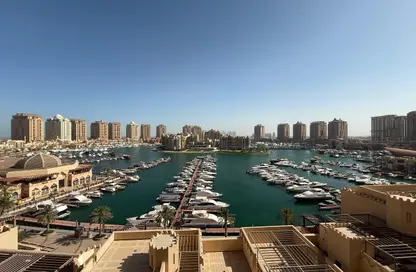 شقة - 1 حمام للايجار في طريق بورتو الغربي - بورتو أرابيا - جزيرة اللؤلؤة - الدوحة