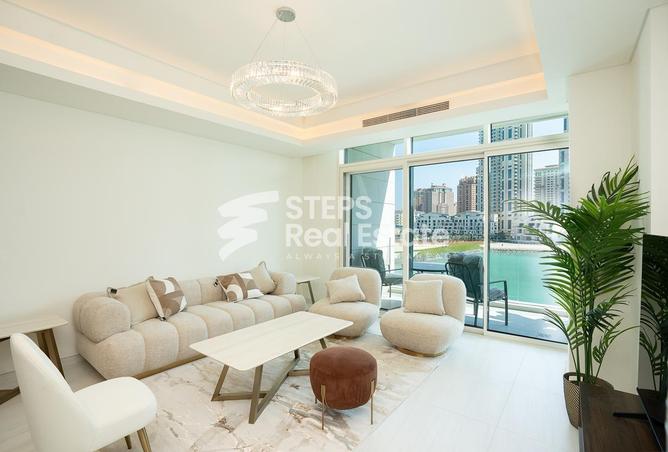 Apartment - 1 Bedroom - 2 Bathrooms for rent in Gewan Island - The Pearl Island - Doha