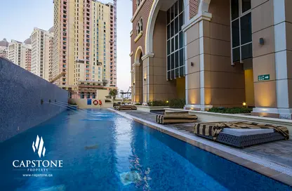 Apartment - Studio - 1 Bathroom for rent in Viva Central - Viva Bahriyah - The Pearl Island - Doha