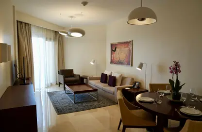 Hotel Apartments - 1 Bedroom - 1 Bathroom for rent in InterContinental Doha Residences - West Bay - Doha