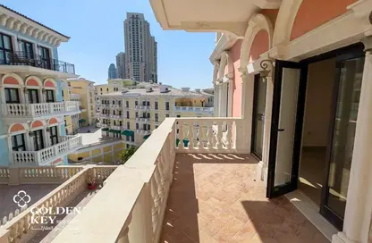 Apartment - 1 Bedroom - 2 Bathrooms for rent in Qanat Quartier - The Pearl Island - Doha