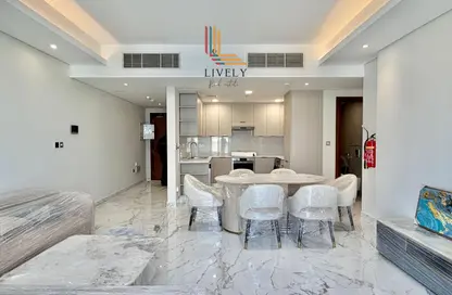 Apartment - 2 Bedrooms - 3 Bathrooms for rent in Lusail Marina Heights - Marina District - Lusail