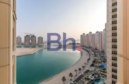 Apartment - 3 Bedrooms - 3 Bathrooms for rent in Viva West - Viva Bahriyah - The Pearl Island - Doha