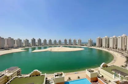Water View image for: Apartment - 1 Bedroom - 2 Bathrooms for sale in Viva West - Viva Bahriyah - The Pearl Island - Doha, Image 1