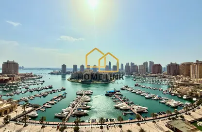 Apartment - 2 Bedrooms - 3 Bathrooms for sale in East Porto Drive - Porto Arabia - The Pearl Island - Doha