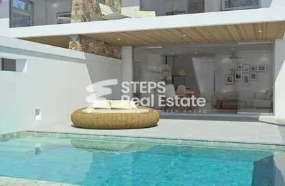 Apartment - 2 Bedrooms - 4 Bathrooms for sale in Legtaifiya Lagoon - West Bay - Doha
