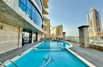 Apartment - 2 Bedrooms - 2 Bathrooms for rent in Marina Tower 21 - Marina District - Lusail