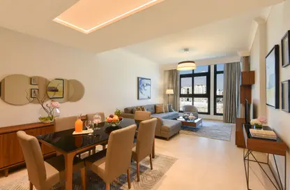 Hotel Apartments - 2 Bedrooms - 3 Bathrooms for rent in Le Mirage City Walk - Fereej Bin Mahmoud South - Fereej Bin Mahmoud - Doha