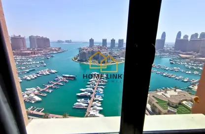 شقة - 1 حمام للايجار في طريق بورتو الغربي - بورتو أرابيا - جزيرة اللؤلؤة - الدوحة