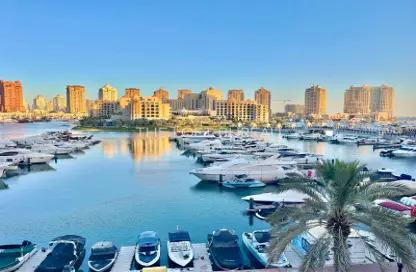 تاون هاوس - غرفة نوم - 2 حمامات للايجار في طريق بورتو الشرقي - بورتو أرابيا - جزيرة اللؤلؤة - الدوحة