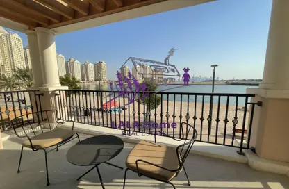 Townhouse - 1 Bedroom - 2 Bathrooms for rent in Viva West - Viva Bahriyah - The Pearl Island - Doha