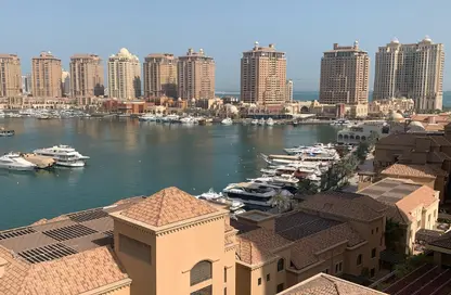 Apartment - 1 Bedroom - 2 Bathrooms for rent in East Porto Drive - Porto Arabia - The Pearl Island - Doha