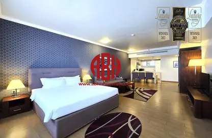 Apartment - Studio - 1 Bathroom for rent in Samrya Tower West - Samrya Twin Towers - West Bay - Doha