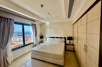 شقة - غرفة نوم - 2 حمامات للايجار في طريق بورتو الشرقي - بورتو أرابيا - جزيرة اللؤلؤة - الدوحة