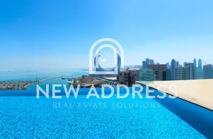 شقة - 2 غرف نوم - 4 حمامات للايجار في لوسيل ريسيدينس - منطقة المارينا - الوسيل